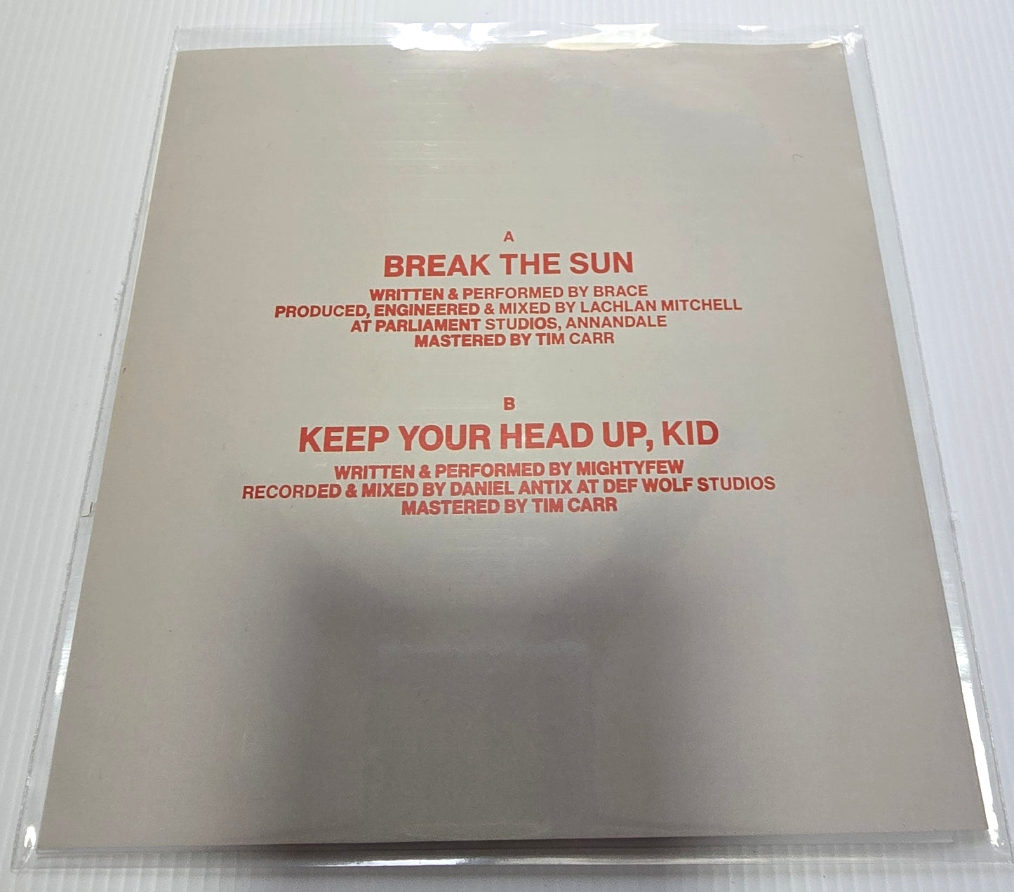 'Break The Sun' Vinyl - Split 7" w/Mightyfew