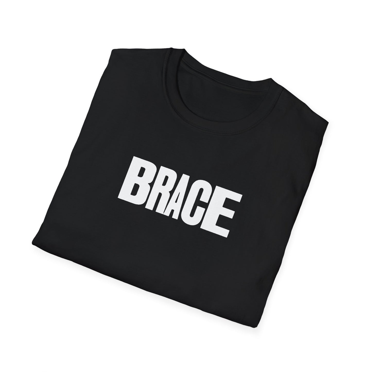 BRACE Tee, front & back print