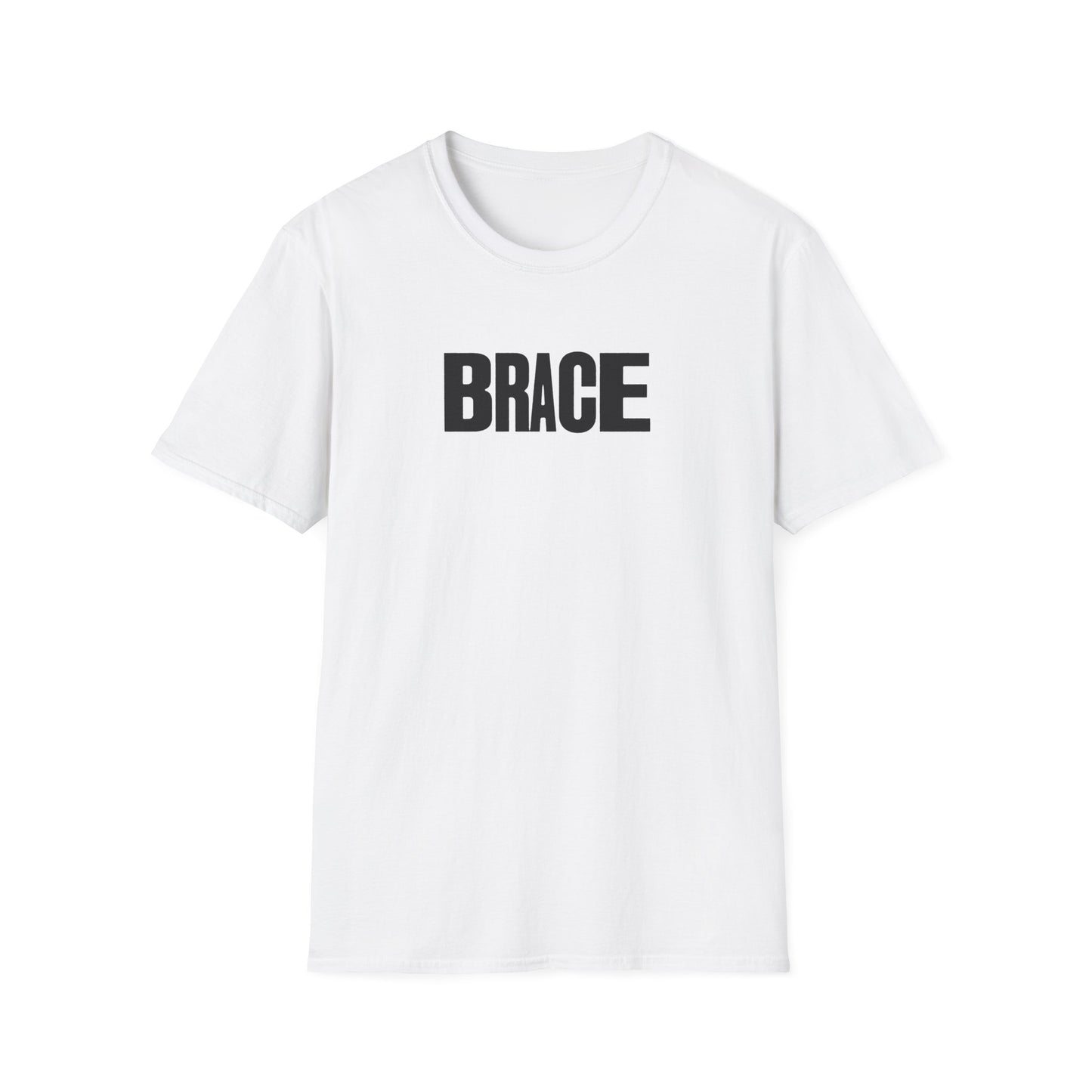 BRACE Tee, front & back print