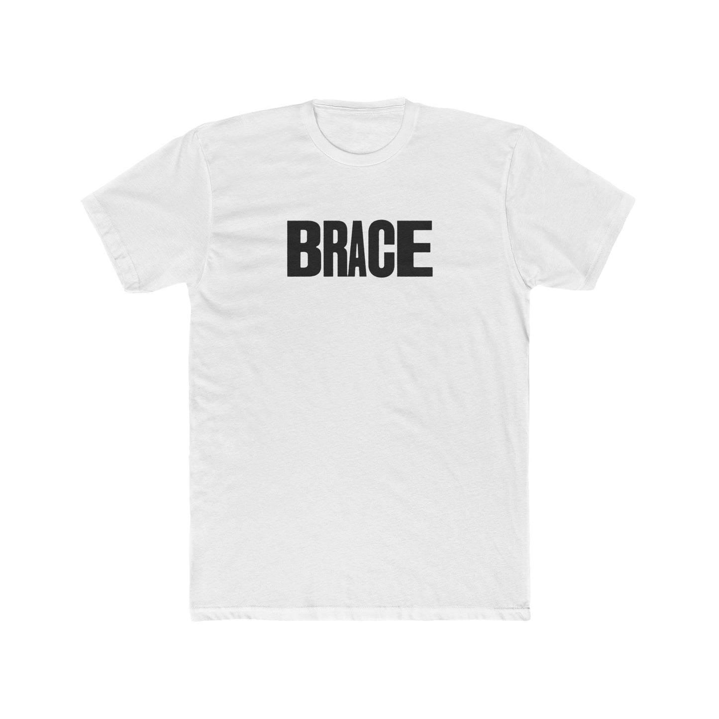 BRACE Premium Tee, front & back print