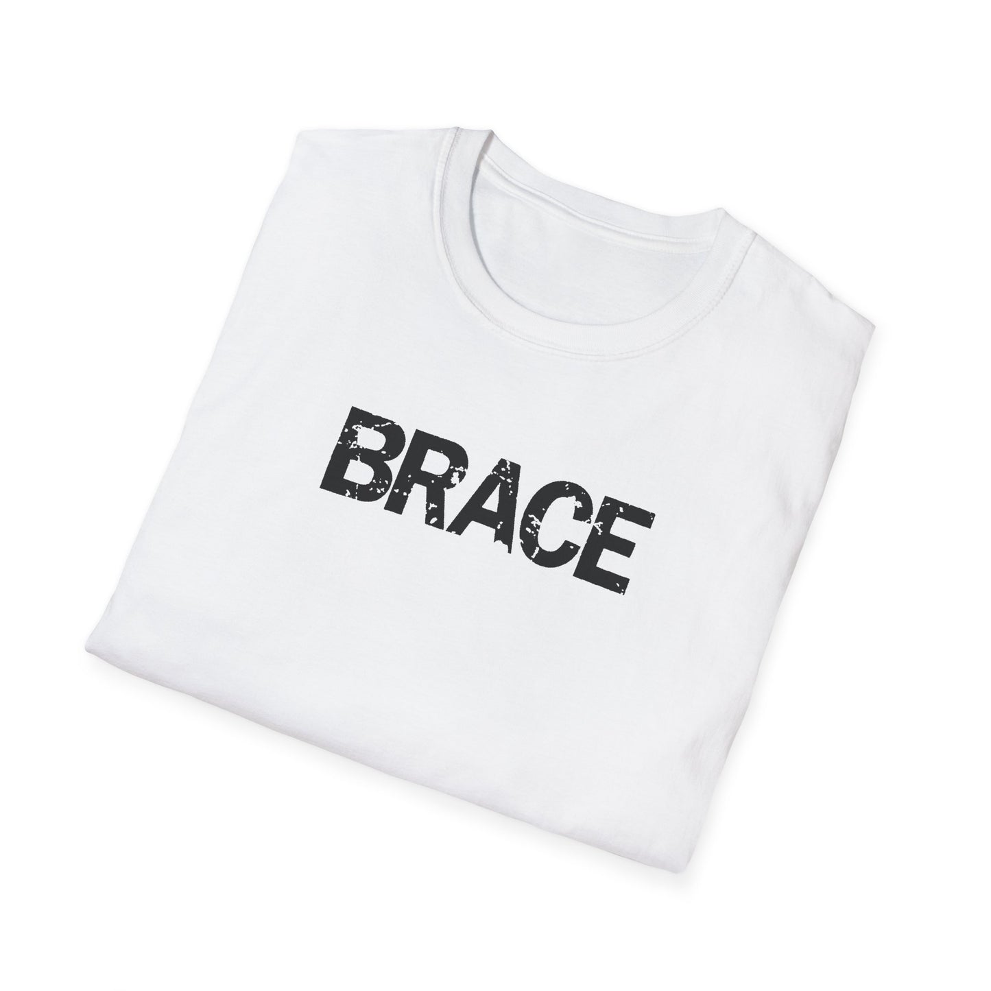 BRACE 'Classic' Tee, front & back print