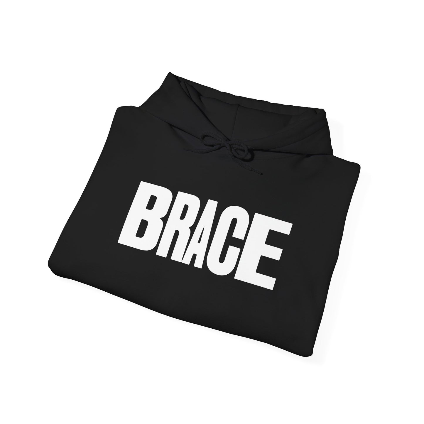 BRACE Hoodie, front & back print