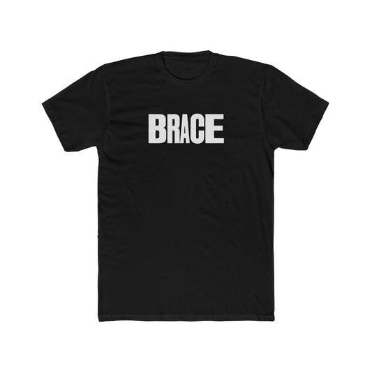 BRACE Premium Tee, front & back print