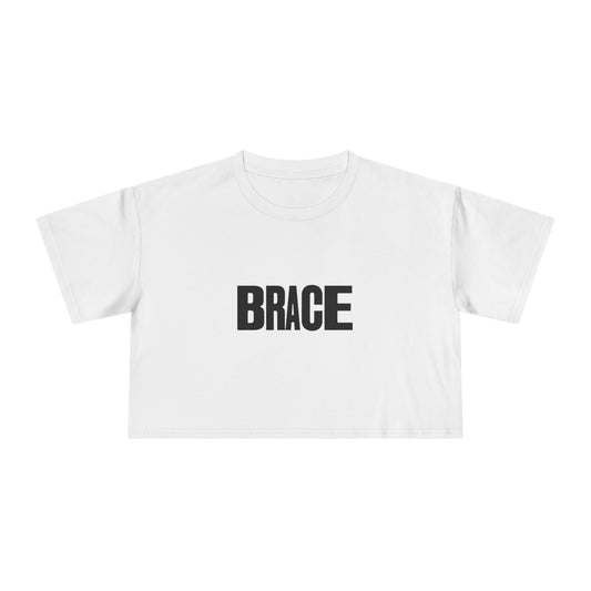 BRACE Ladies Crop Top, front print